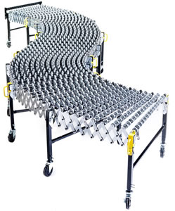 gravity_skatewheel_flex_conveyor_flexible, Efficiency Upgrades, secure operation, WSH, Western Storage and Handling, warehouse operation