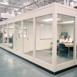 PortaFab PortaFab modular building systems modular building systems modular building two-story in-plant offices in-plant buildings wall partitions demising walls Cleanrooms environmental enclosures WHS Western Storage and Handling 
