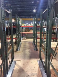Speedrack pallet racking, Western Storage and Handling, Flynn Companies, mezzanine system, 