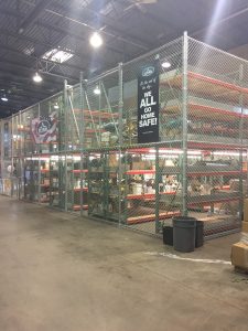 Speedrack pallet racking, Western Storage and Handling, Flynn Companies, mezzanine system, 