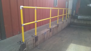 Guardrail System, Modular Guardrail System, ideal shield, Warehouse Safety, Western Storage and Handling, The Kitchen Network,