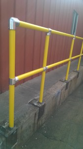 Guardrail System, Modular Guardrail System, ideal shield, Warehouse Safety, Western Storage and Handling, The Kitchen Network,