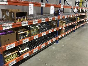 rack bays, carton flow shelves, Western Storage and Handling, Quality Custom Distribution,