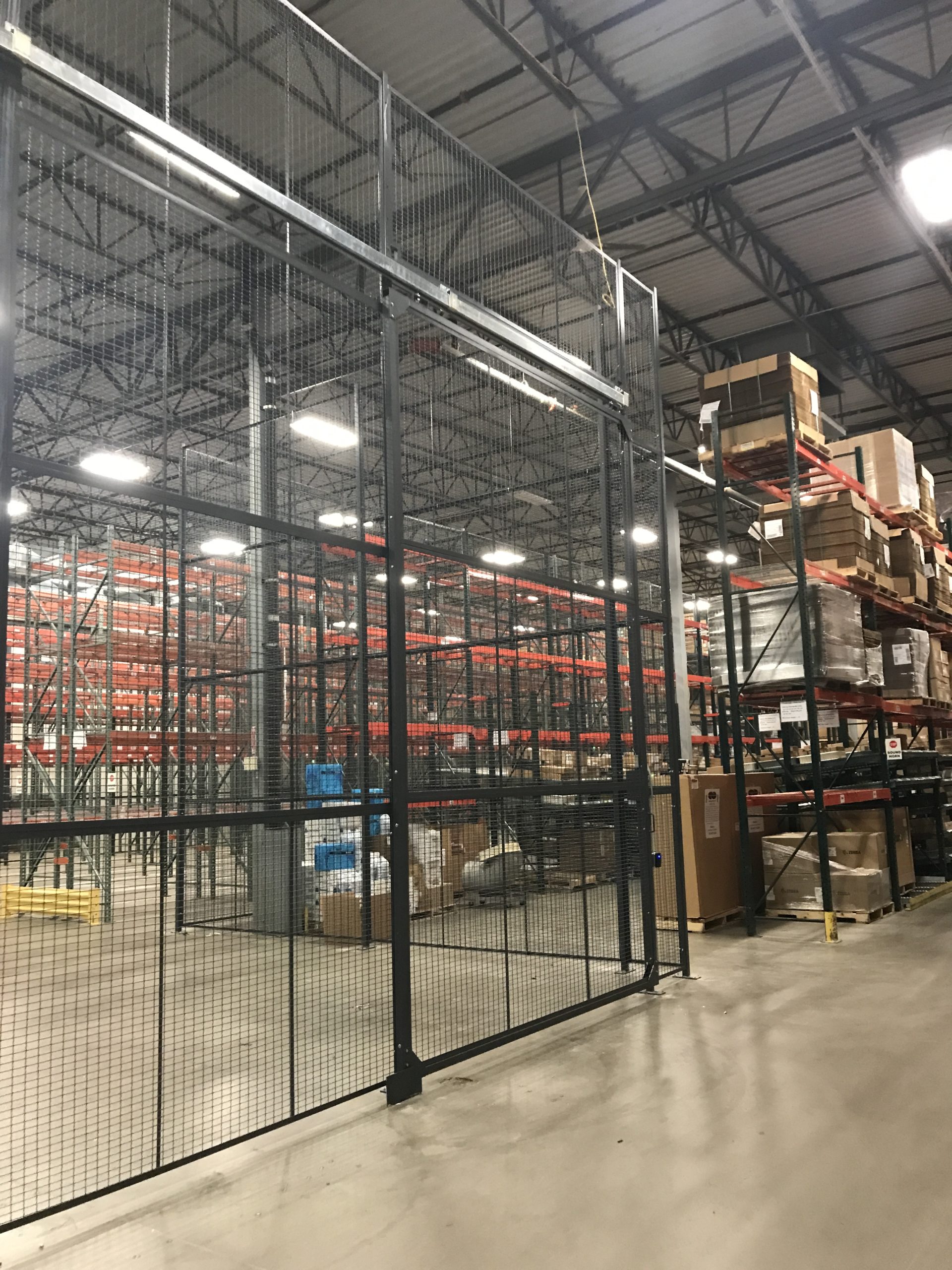 Security Cages for Warehouse Inventory Western Storage and Handling