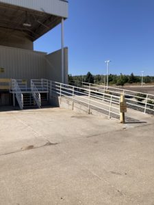 Receiving Dock Railings - Western Storage and Handling Receiving Dock Railings
