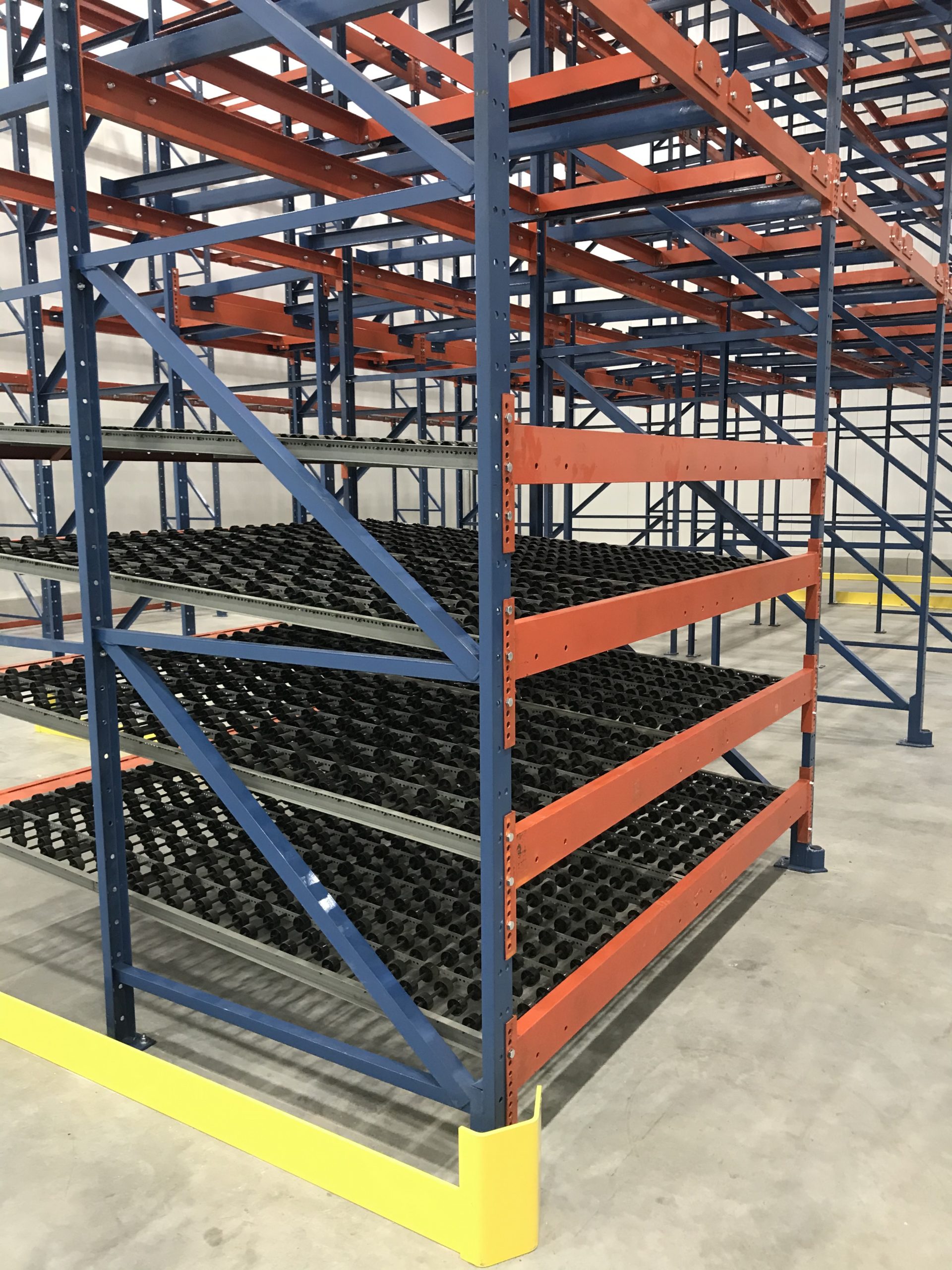 Pallet Rack Accessories, Pallet Rack, warehouse storage operations, warehouse storage, Wire Decking, Pallet Rack Cross Bars, Row Guards, Column Protectors, Pallet Stops, Pallet Rack Netting, Wire Mesh Back Stops, Drum and Keg Cradle Systems, Skid Support Systems, Partition Systems, Gravity Flow Rack Accessories, 