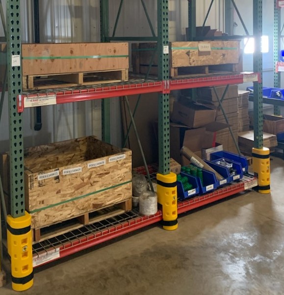 Pallet Rack Accessories, Pallet Rack, warehouse storage operations, warehouse storage, Wire Decking, Pallet Rack Cross Bars, Row Guards, Column Protectors, Pallet Stops, Pallet Rack Netting, Wire Mesh Back Stops, Drum and Keg Cradle Systems, Skid Support Systems, Partition Systems, Gravity Flow Rack Accessories, 