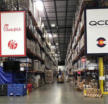 Qcd Dry Storage area with Banners
