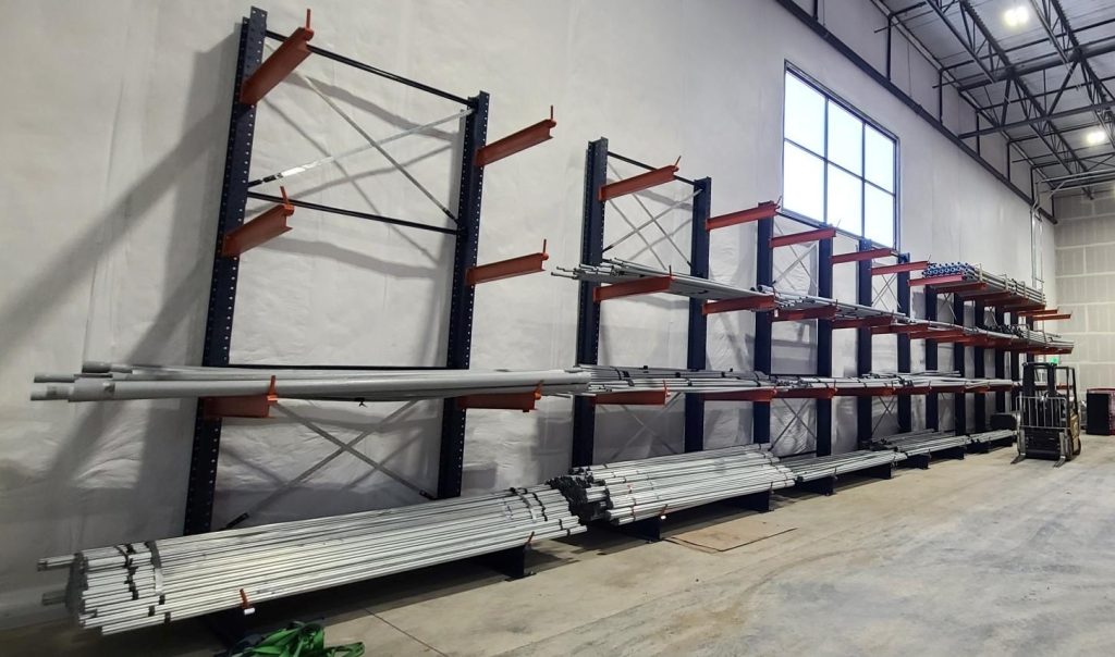 Cantilever Rack for Odd-Shaped Inventory